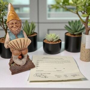 1999 Tom Clark "LAPTOP" Gnome Resin Figurine Dated 1999 #5562 Cairn Studio w COA